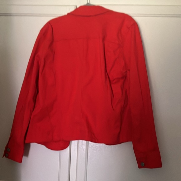Charter Club jeans red jacket size PXL - Picture 5 of 10